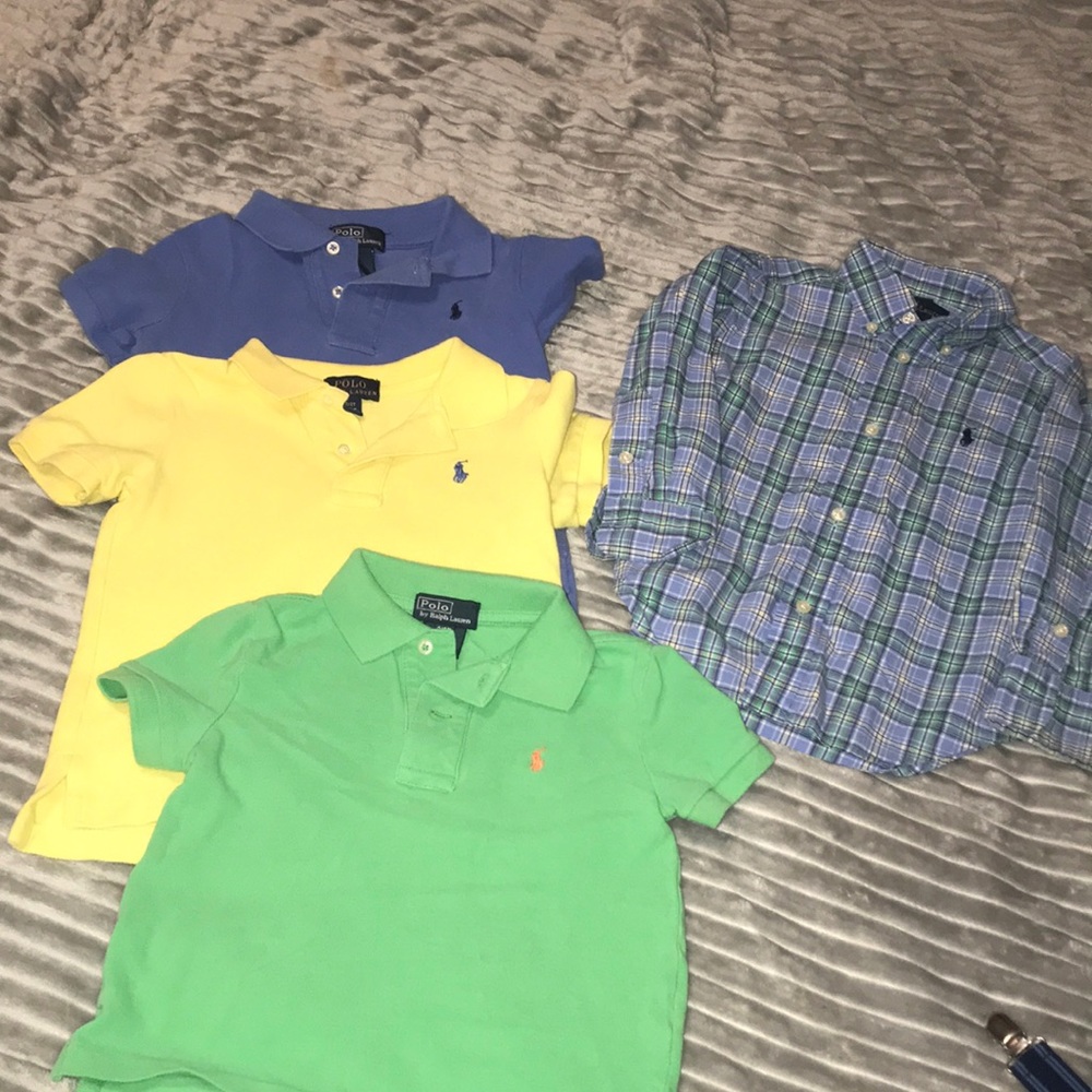 2t toddler boys polo bundle